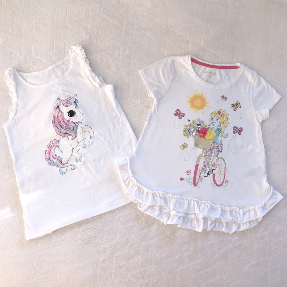 Girls T-Shirts size 7
